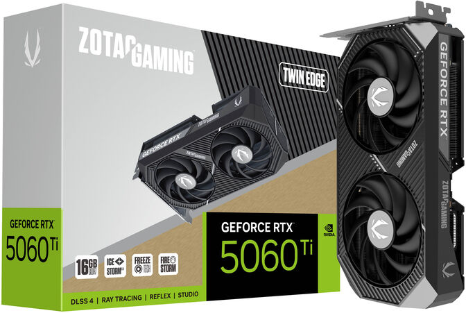 Tarjeta Gr&aacute;fica ZOTAC GeForce&reg; RTX 5060 Ti Twin Edge 16GB GDDR7 DLSS4 image number 7