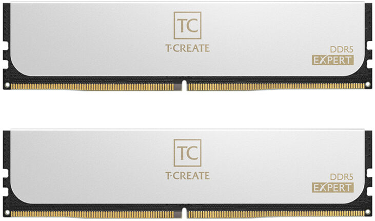 Team Group Kit 48GB (2 x 24GB) DDR5 6400MHz T-Create Expert Blanco CL32 image number 0