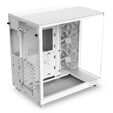 Torre ATX NZXT H6 Flow Blanca Cristal Templado image number null