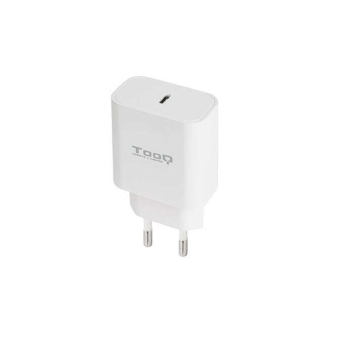 Cargador Tooq USB-C PD3.0 20W Blanco image number 0