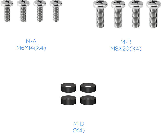 Soporte de Pared Tooq 23" a 55" Max. 30kg Negro image number 4