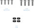 Soporte de Pared Tooq 23" a 55" Max. 30kg Negro image number null