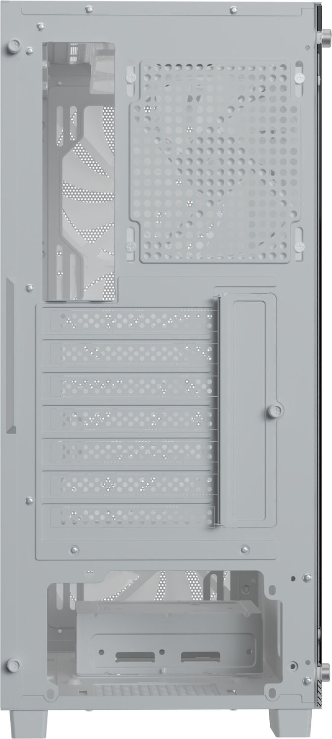 Caja ATX Aerocool B509A Flow ARGB Vidrio Templado Blanco image number 6