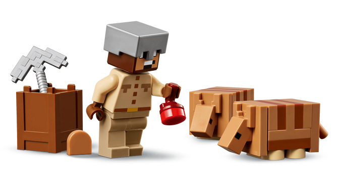 LEGO Minecraft: La Expedici&oacute;n en la Mina del Armadillo, 247 Piezas (21269) image number 2