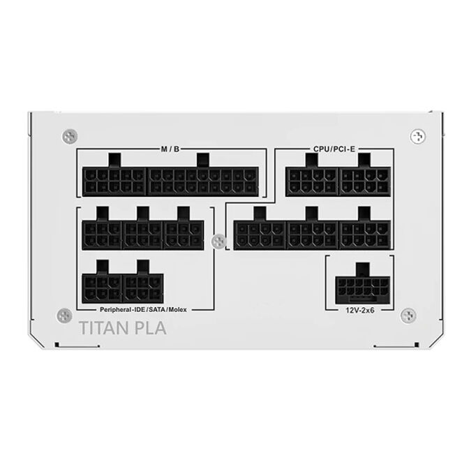 Fuente Montech Titan PLA 850W 80 Plus Platinum PCIE5 (Cybenetics Platinum) image number 4
