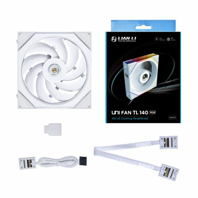 Ventilador Lian Li UNI FAN TL140 RGB PWM Blanco 140mm image number 1