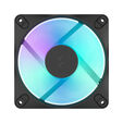 Ventilador Fractal Design Dynamic 3 12 RGB 120mm 2200RPM 4 Pinos PWM Negro image number null