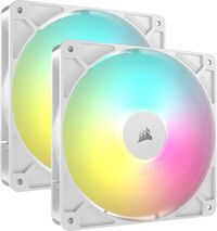 Ventilador Corsair RS140 ARGB PWM Blanco 140mm (Pack 2)