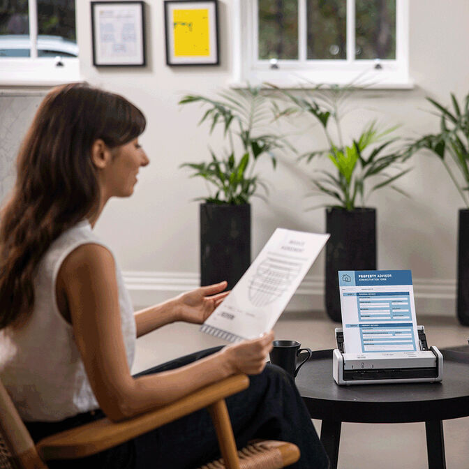 Esc&aacute;ner Port&aacute;til Brother ADS-1300 30PPM image number 7