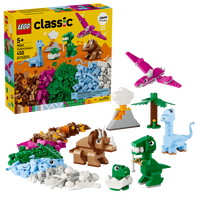 LEGO Classic: Dinosaurios Creativos, 450 Piezas (11041)