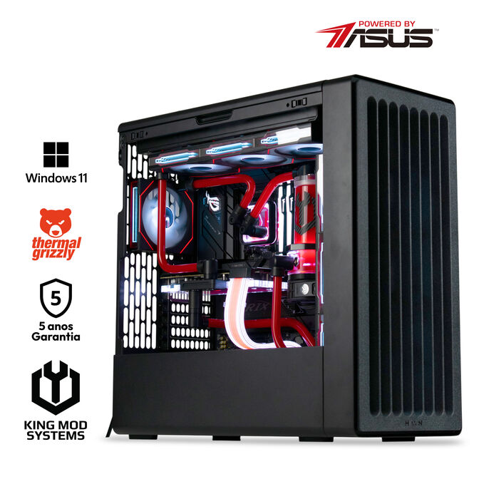 Ordenador King Mod Liquid-PC Ryzen 7 9850X3D 64GB DDR5 2TB RTX 5080 WiFi W11 Bonus