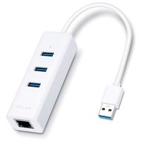 Adaptador USB TP-Link UE330 USB 3.0 para Ethernet Gigabit + 3 Portas USB 3.0 Adaptador USB TP-Link UE330 USB 3.0 para Ethernet Gigabit + 3 Portas USB 3.0