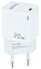Cargador Tooq USB-C PD 20W Blanco
