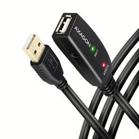 Cable Extensión AXAGON ADR-205 Activo USB, USB 2.0, USB-A para USB-A - 5m