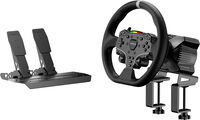 Conjunto MOZA Racing R3 Racing Simulator PC ( Base Volante R3 + Volante ES + Pedais SR-P + Suporte de Mesa R5)