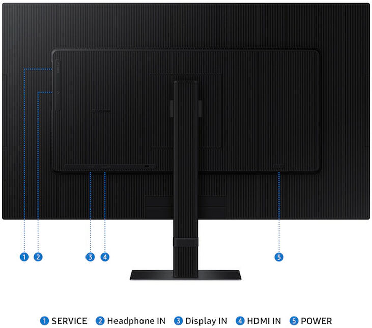 Monitor Samsung ViewFinity 32" S7 S70D VA UHD 4K 60Hz 5ms image number 8
