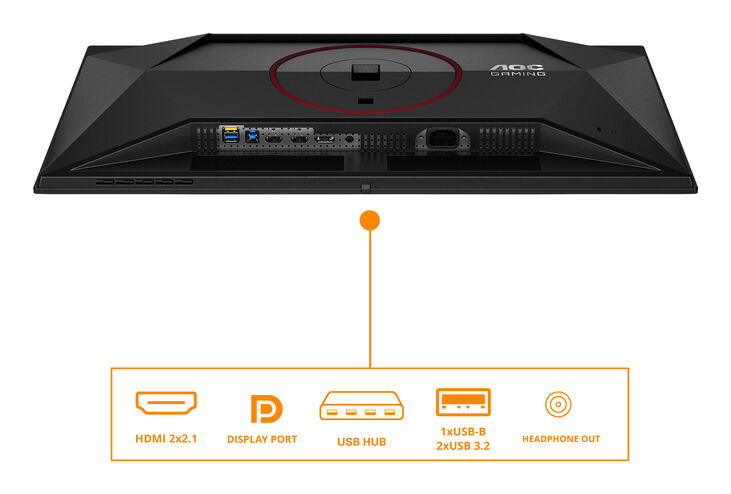 Monitor AOC Gaming 26.5" Q27G4SDR QD-OLED QHD 360Hz 0,03ms Adaptive-Sync HDR1000 image number 3