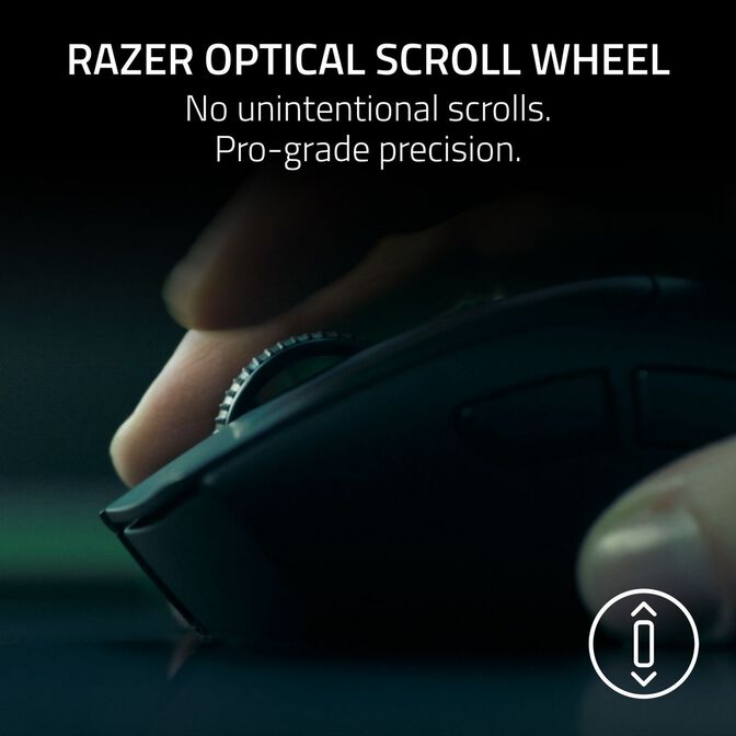 Rat&oacute;n Razer DeathAdder V4 Pro 45000DPI Wireless Negro image number 3