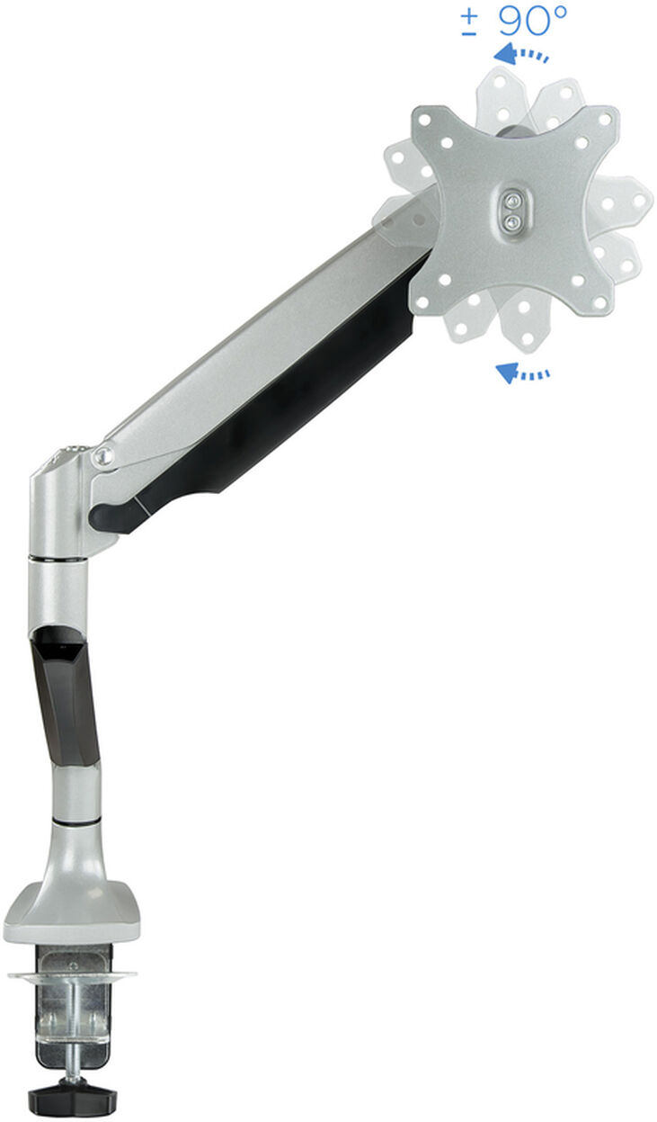 Soporte de Mesa Tooq Tilt e GiRatónrio 13" a 32" Max. 9kg Negro image number 2