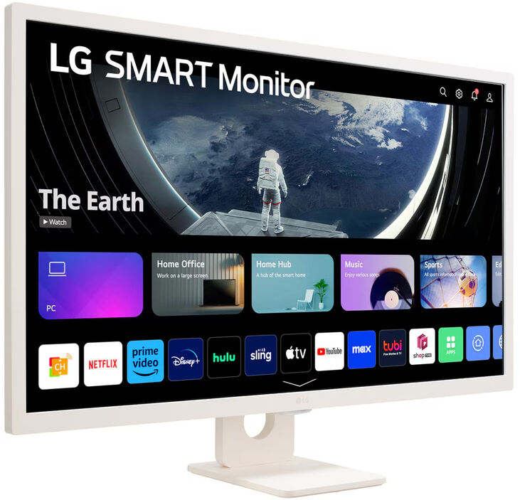 Monitor LG 32" 32SR50F-W IPS FHD Smart Monitor - Blanco image number 2