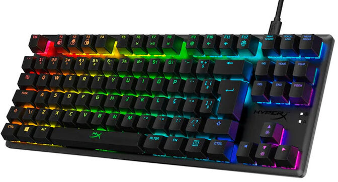 Teclado Mec&acirc;nico HyperX Alloy Origins Core RGB Gaming PT-BR HyperX Red Switches image number 2