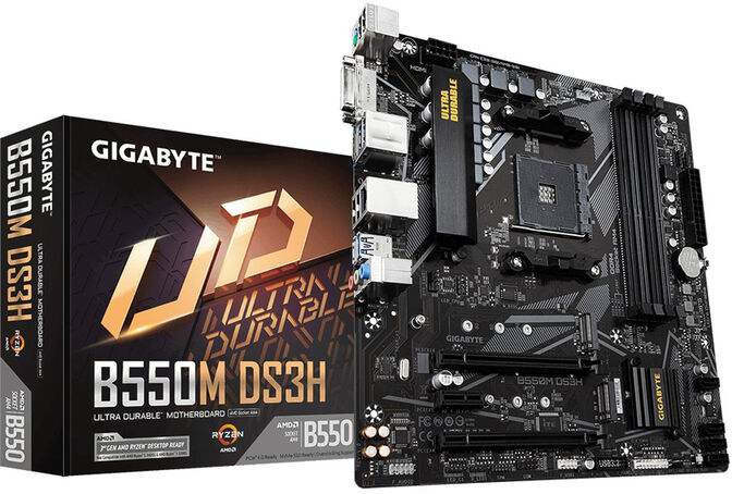 Placa Base Gigabyte B550M DS3H image number 0