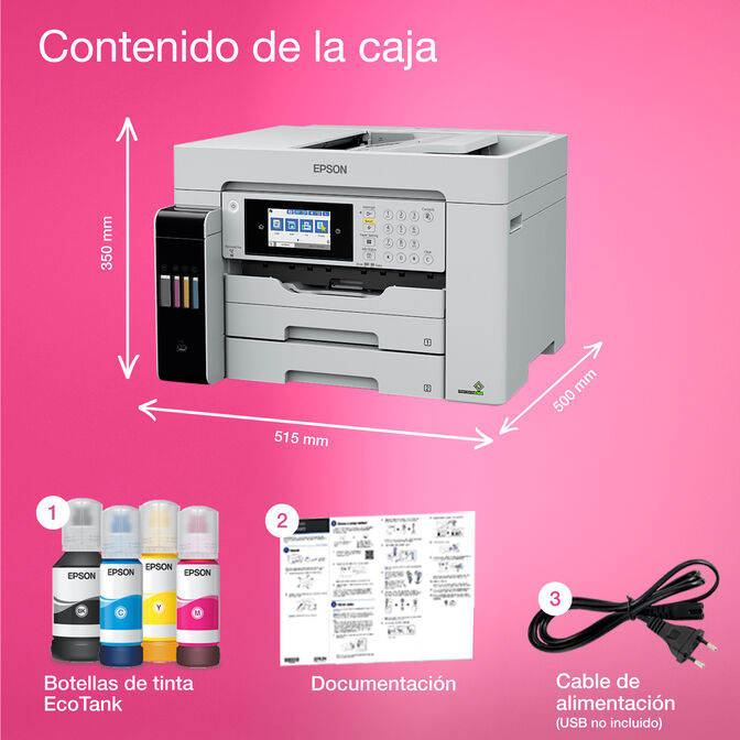 Impresora Multifunci&oacute;n de Inyecci&oacute;n de Tinta Epson EcoTank Pro ET-16685 Todo-en-Uno WiFi image number 8