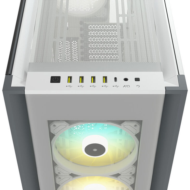 Torre E-ATX Corsair iCUE 7000X Airflow RGB Smart Blanco Cristal Templado image number 7
