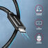Cable de cargamento AXAGON BUCM4X-CM10AB USB-C <-> USB-C, USB4 Gen 3×2, 1m, PD 240W, 8K HD, ALU, braid, Negro image number null