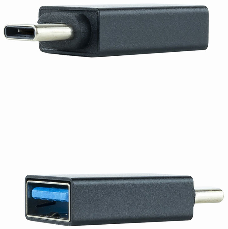 Adaptador USB-C NanoCable USB-C/M para USB-A/F Negro image number 2