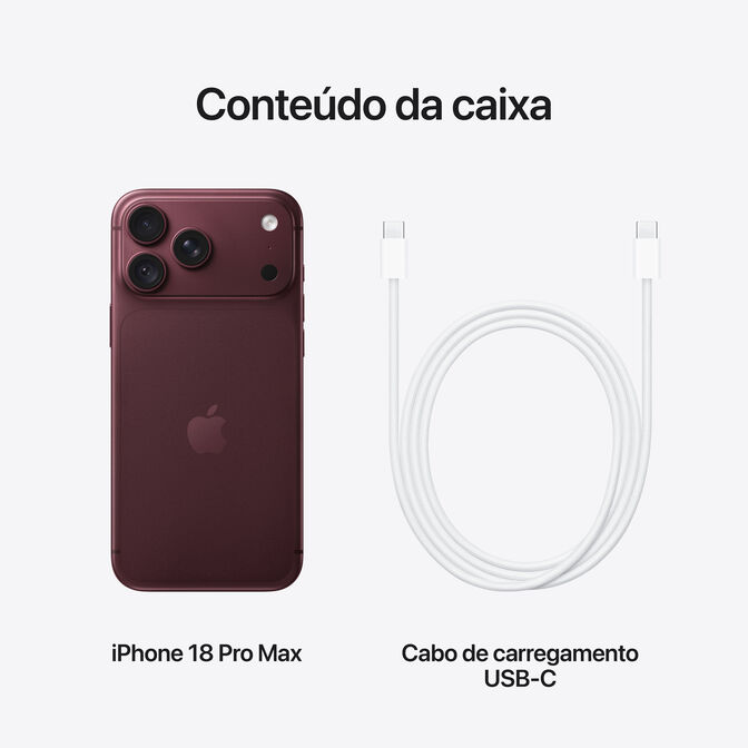 Smartphone iPhone 18 Pro Max 6.9" 1Tb Burgundy image number 15