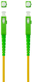 Cable de Fibra &Oacute;ptica NanoCable SC/APC-SC/APC Monomodo Simplex LSZH 5 M Amarillo image number null