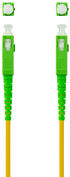 Cable de Fibra Óptica NanoCable SC/APC-SC/APC Monomodo Simplex LSZH 5 M Amarillo image number null