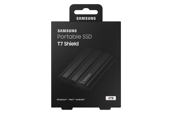 SSD Externo Samsung T7 Shield 2TB USB3.2 Gen2 Negro (1050/1000MB/s) image number 6