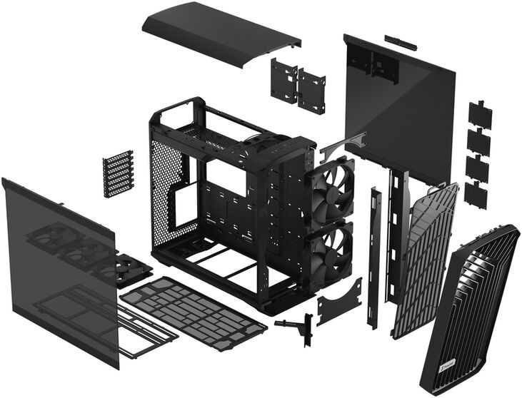 Torre E-ATX Fractal Design Torrent Negro Templado Dark Tint image number 18