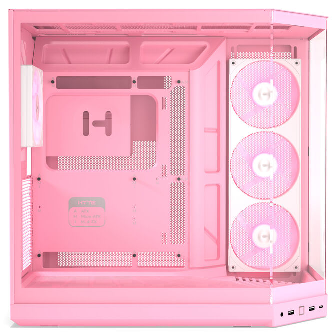 Caja E-ATX Hyte Y50 Vidrio Templado Strawberry Milk image number 4