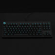 Teclado Logitech G PRO RGB Lightsync GX Blue Clicky Negro (US) image number null