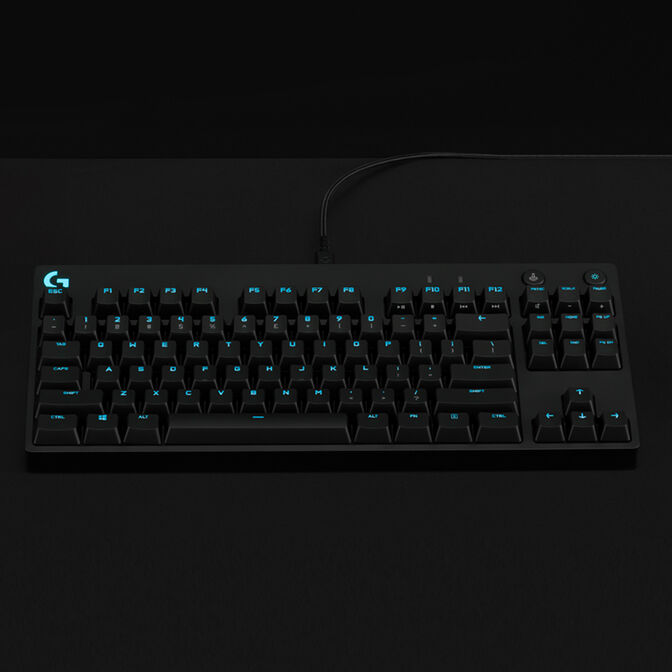 Teclado Logitech G PRO RGB Lightsync GX Blue Clicky Negro (US) image number 3