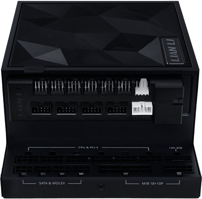 Fuente Modular Lian Li Edge 1200W 80+ Gold Negra image number 6