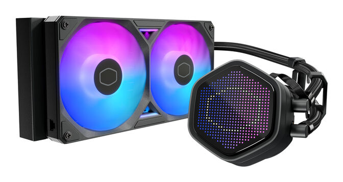 Refrigeraci&oacute;n L&iacute;quida CPU Cooler Master MasterLiquid ATMOS II Pixel Led ARGB 240mm Negro image number 0
