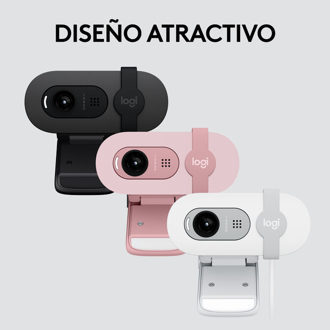 Webcam Logitech Brio 100 Full HD 1080p USB Rosa image number 12