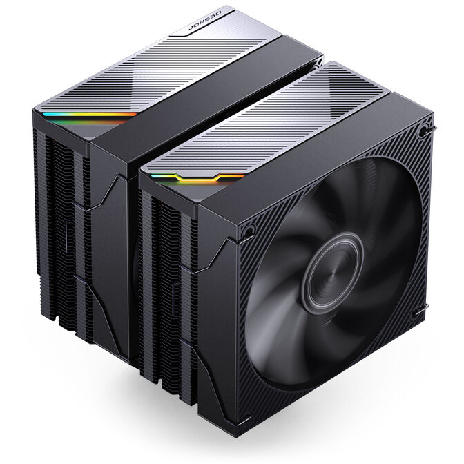 Ventilador CPU Jonsbo CA90 ARGB Negro - 2x 120mm image number 0