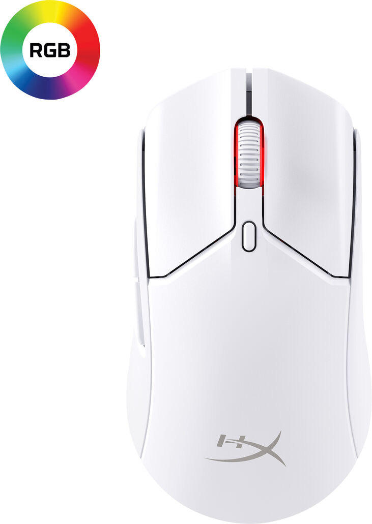 Ratón HyperX Pulsefire Haste 2 Wireless 26000DPI Blanco image number 3