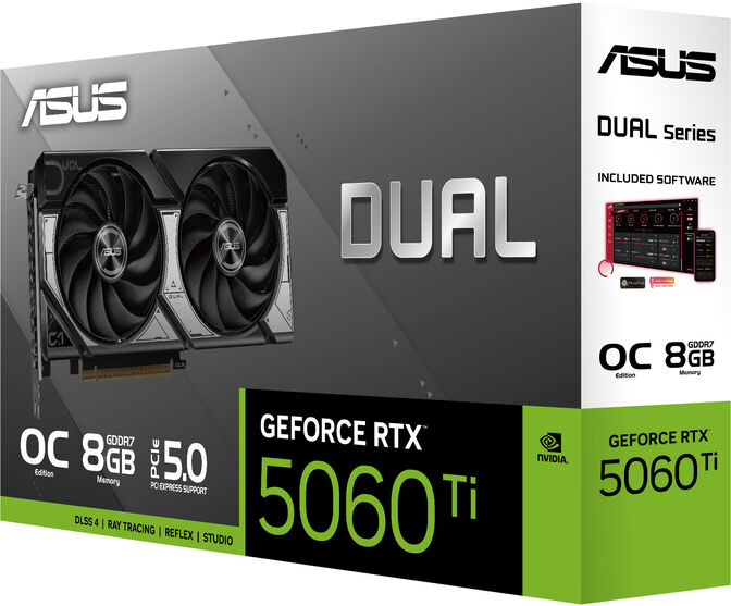 Tarjeta Gr&aacute;fica Asus GeForce&reg; RTX 5060 Ti Dual OC 8GB GDDR7 DLSS4 image number 11
