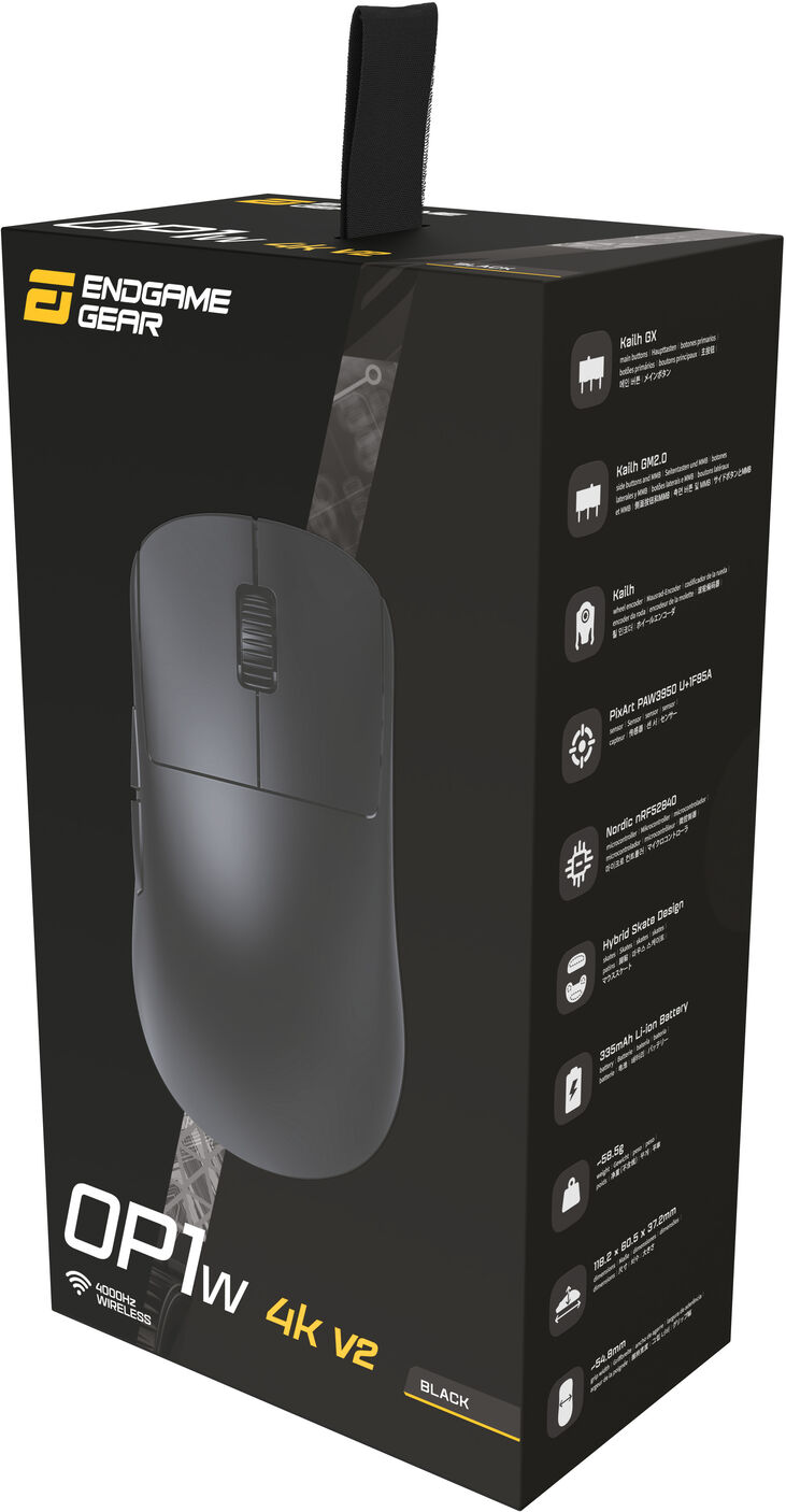 Ratón Gaming Endgame Gear OP1w 4k V2 Wireless - Negro image number 17