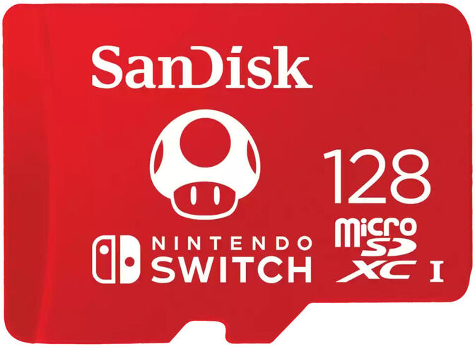 Tarjeta de Memoria SanDisk Ultra MicroSDXC Nintendo SwitchUHS-I U3 128GB image number 0