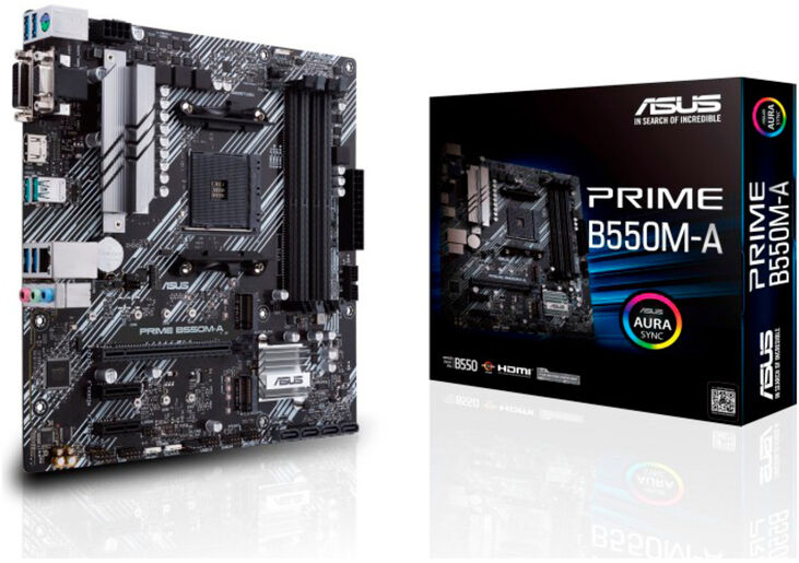 Placa Base Asus PRIME B550M-A image number 0