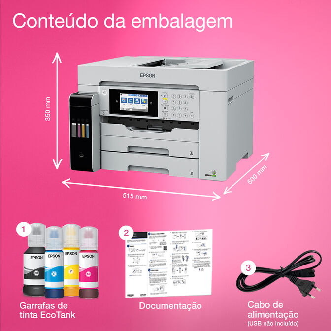 Impresora Multifunci&oacute;n de Inyecci&oacute;n de Tinta Epson EcoTank Pro ET-16685 Todo-en-Uno WiFi image number 19