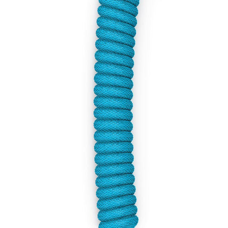 Cable Coiled Glorious USB-C para USB-A , 1,37m - Electric Blue image number 4