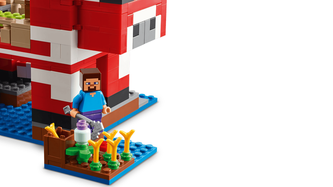LEGO Minecraft: La Casa-Champi&ntilde;&oacute;n, 500 Piezas (21270) image number 3